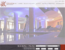 Tablet Screenshot of hotelcerana.com